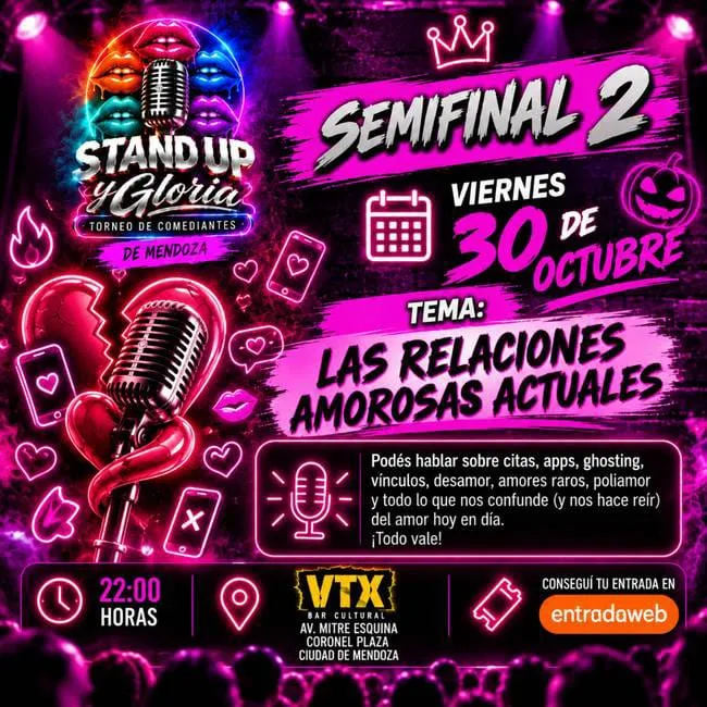 STAND UP Y GLORIA TORNEO DE COMEDIANTES 2° SEMIFINAL