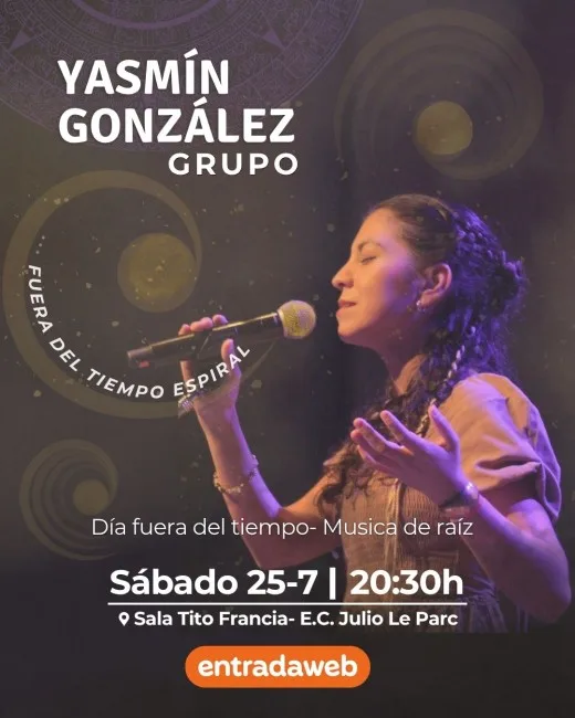 YASMIN GONZALEZ presenta FUERA DEL TIEMPO ESPIRAL