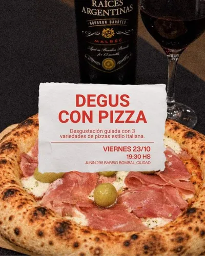 DEGUS CON PIZZA