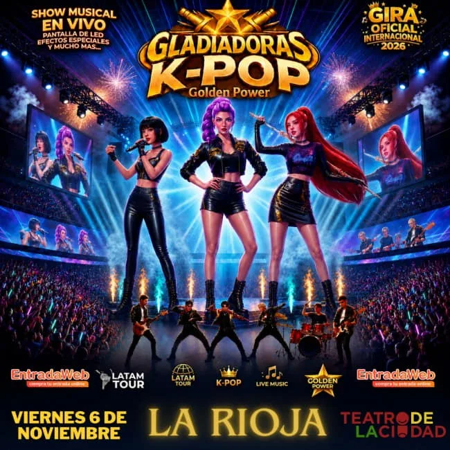 GLADIADORAS K-POP GIRA OFICIAL INTERNACIONAL La Rioja