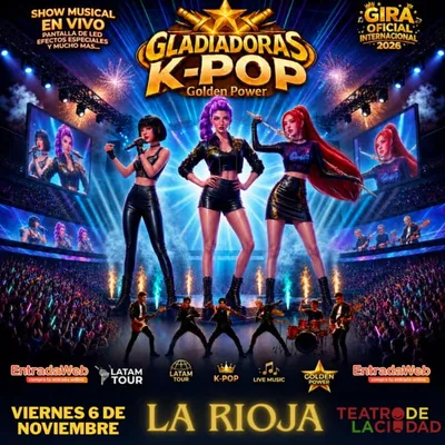 GLADIADORAS K-POP GIRA OFICIAL INTERNACIONAL La Rioja