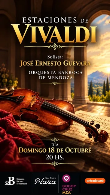 ORQUESTA BARROCA DE MENDOZA presenta ESTACIONES DE VIVALDI