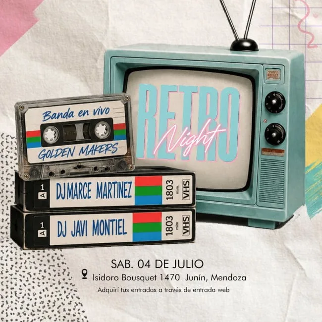RETRO NIGHT IS BACK HOME