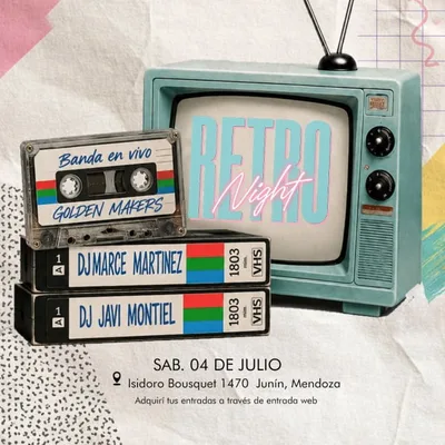 RETRO NIGHT IS BACK HOME