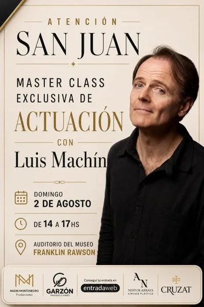 MASTER CLASS DE ACTUACION con LUIS MACHÍN