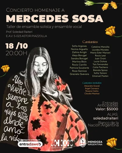 HOMENAJE A MERCEDES SOSA