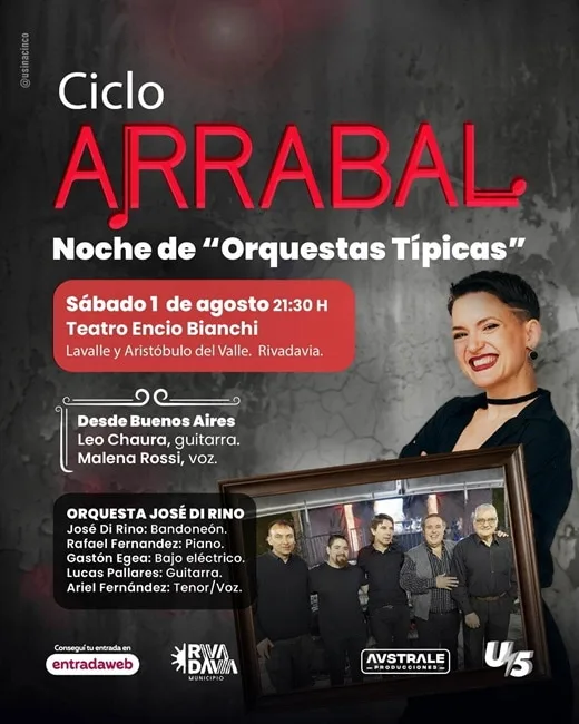 CICLO ARRABAL NOCHE DE ORQUESTAS TIPICAS