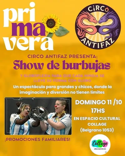 CIRCO ANTIFAZ presenta SHOW DE BURBUJAS