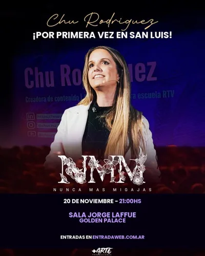 CHU RODRIGUEZ presenta NUNCA MAS MIGAJAS