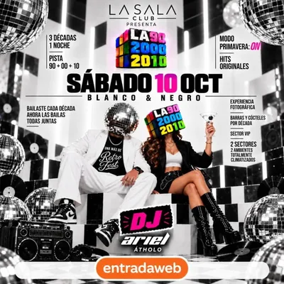 LA SALA CLUB presenta RETROFEST 90-2000-2010