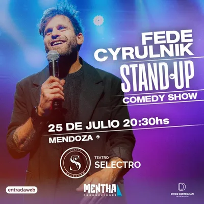 FEDE CYRULNIK presenta STAND UP COMEDY SHOW en MENDOZA