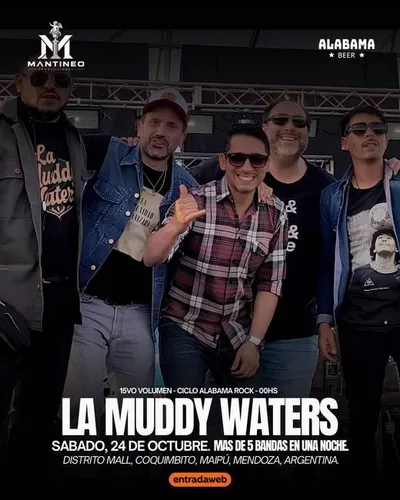 LA MUDDY WATERS en ALABAMA BEER Ciclo Alabama Rock