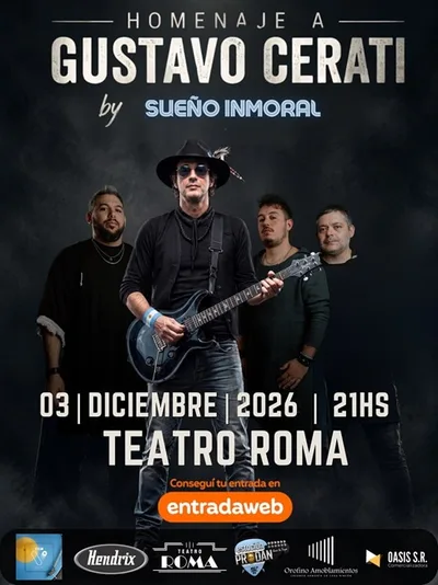 SUEÑO INMORAL presenta HOMENAJE A GUSTAVO CERATI