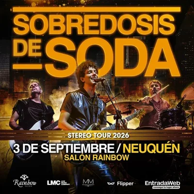 SOBREDOSIS DE SODA STEREO TOUR 2026 Neuquén