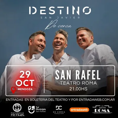 DESTINO SAN JAVIER presenta DE CERCA en San Rafael