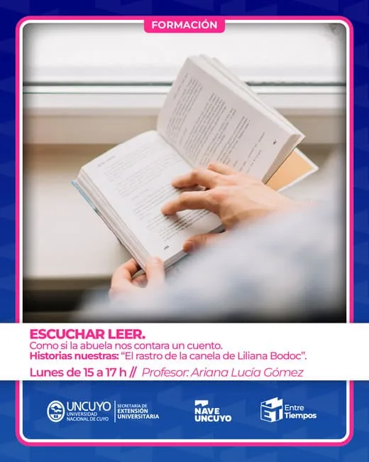 TALLERES NAVE UNCUYO 2026 LITERATURA Historias Nuestras Profesor Ariana Lucía Gómez