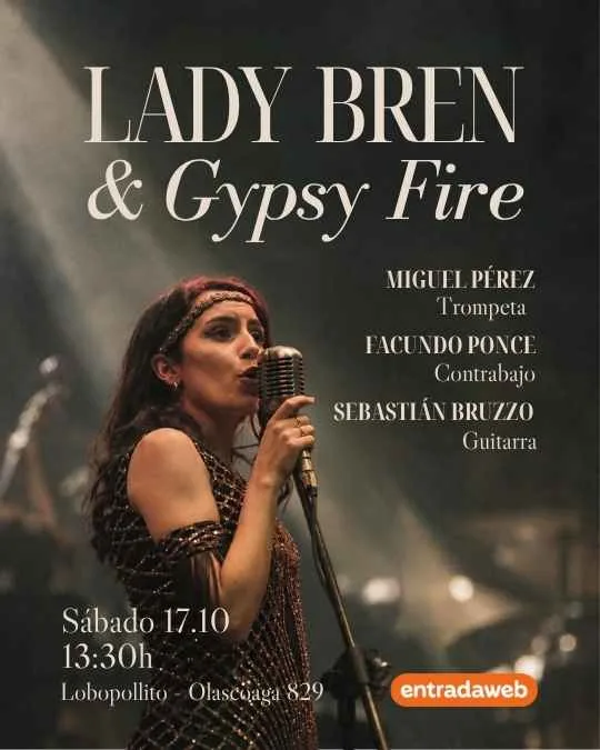 Lady Bren & Gypsy Fire | Swing Jazz | Concierto de mediodía