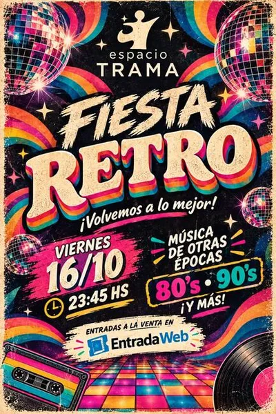 FIESTA RETRO MÚSICA DE OTRAS EPOCAS