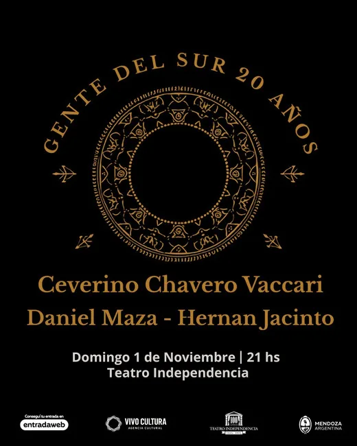 GENTE DEL SUR 20 AÑOS + DANIEL MAZA Y HERNAN JACINTO
