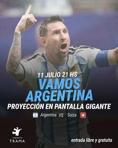 PROYECCION DEL PARTIDO ARGENTINA VS SUIZA