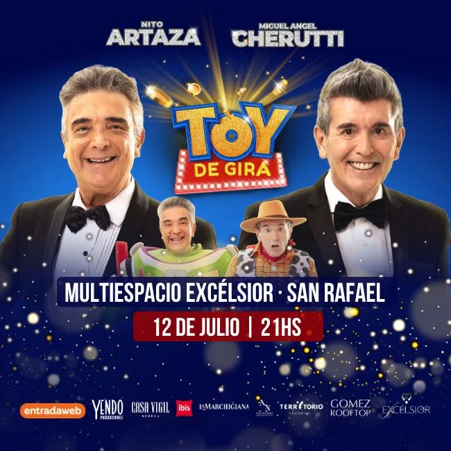 NITO ARTAZA Y MIGUEL ANGEL CHERUTTI presentan TOY DE GIRA - San Rafael