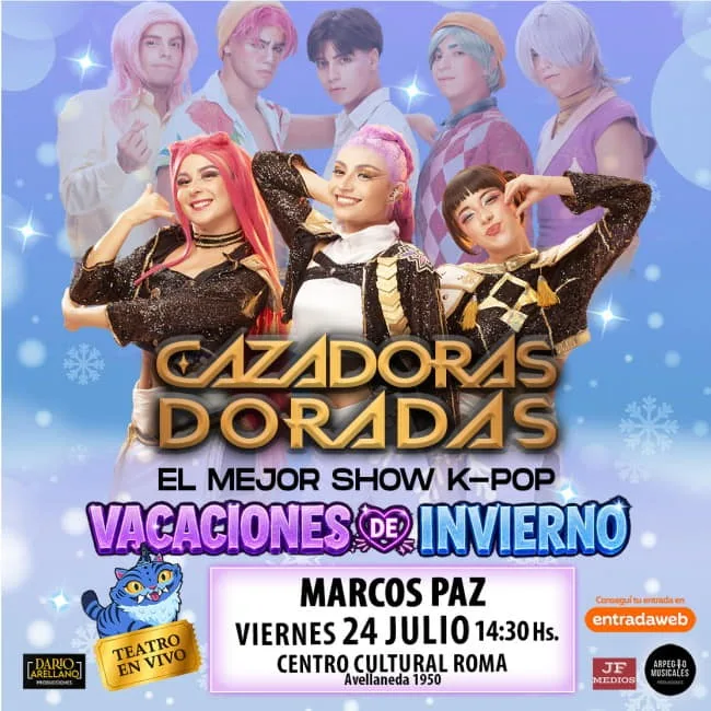 CAZADORAS DORADAS GUERRERAS DEL K-POP en Marcos Paz