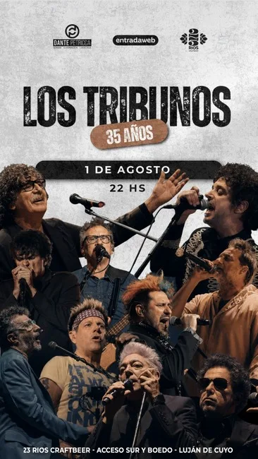 LOS TRIBUNOS 35 AÑOS en 23 RIOS CRAFT BEER