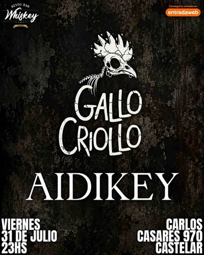 Gallo Criollo y Aidikey en Whiskey Bar
