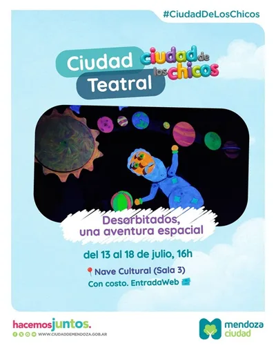 DESORBITADOS, UNA AVENTURA ESPACIAL Ciudad de los Chicos 2026
