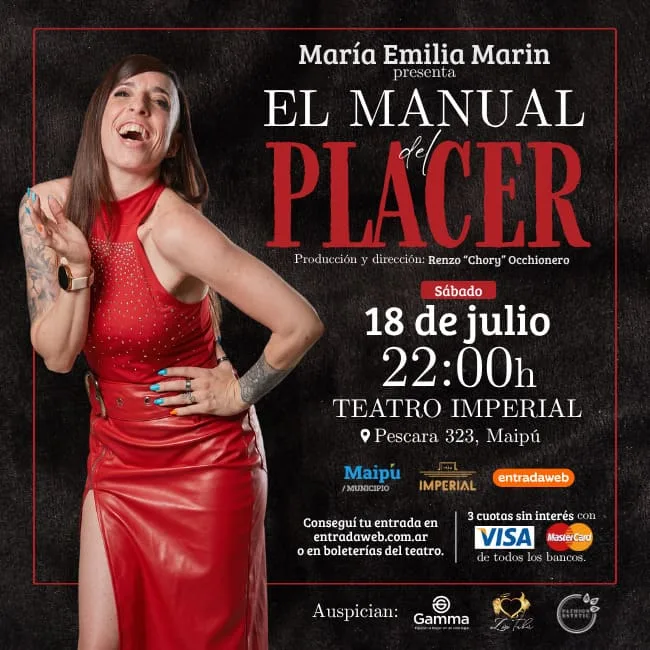 MARIA EMILIA MARIN presenta EL MANUAL DEL PLACER