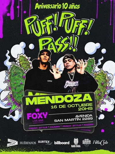 PUFF PUFF PASS 10 AÑOS