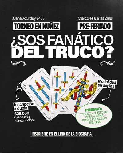Torneo de Truco en Jobs Núñez