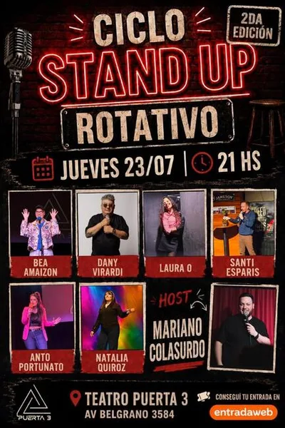 CICLO STAND UP ROTATIVO 2da Edición