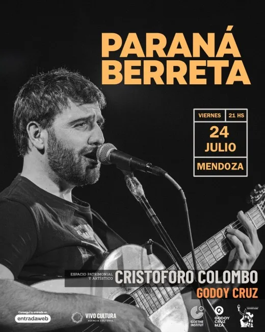 PARANA BERRETA CANTOR Y GUITARRERO EN MENDOZA