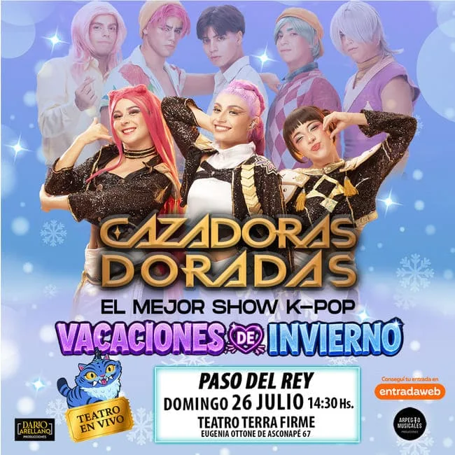 CAZADORAS DORADAS GUERRERAS DEL K-POP en Paso del Rey