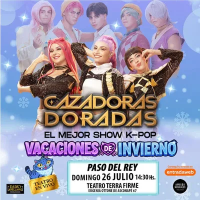 CAZADORAS DORADAS GUERRERAS DEL K-POP en Paso del Rey