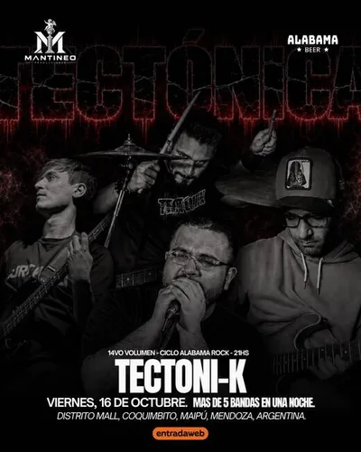 TECTONI-K en ALABAMA BEER Ciclo Alabama Rock