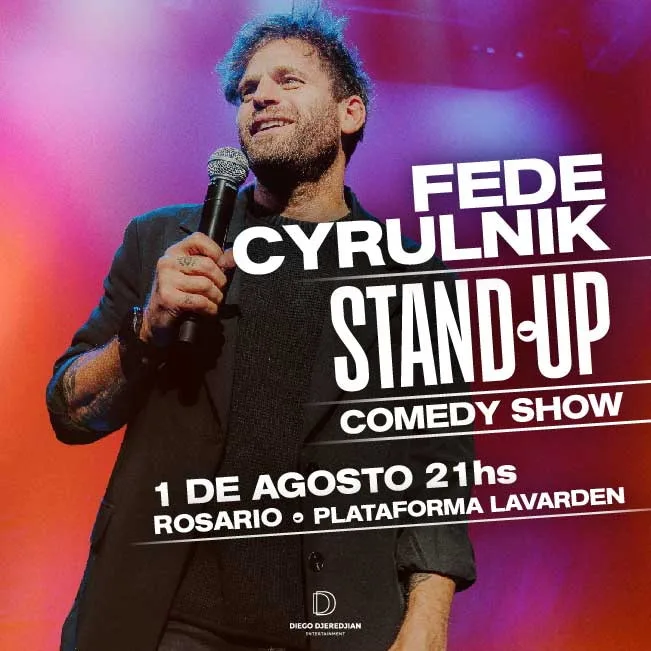 FEDE CYRULNIK presenta STAND UP COMEDY SHOW en ROSARIO