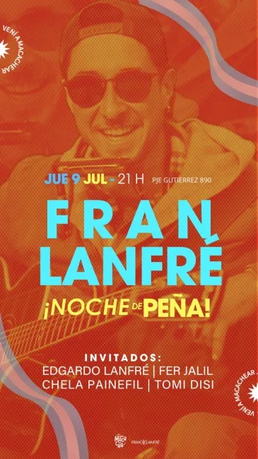 FRAN LANFRE ¡NOCHE DE PEÑA!