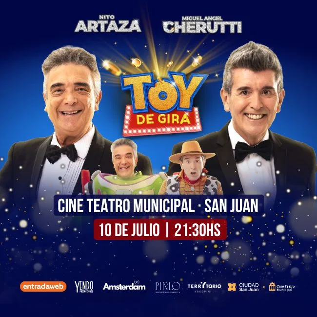 NITO ARTAZA Y MIGUEL ANGEL CHERUTTI presentan TOY DE GIRA - San Juan
