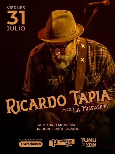 RICARDO TAPIA LA VOZ DE LA MISSISSIPPI Tunuyán