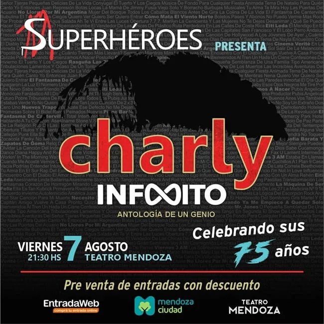 SUPERHEROES presenta CHARLY INFINITO