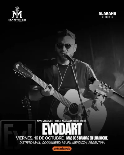 EYBODART en ALABAMA BEER Ciclo Alabama Rock
