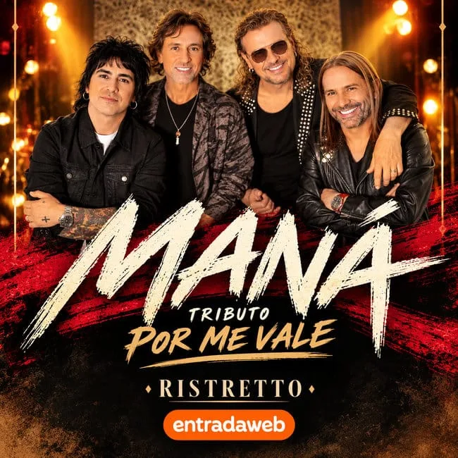 MANÁ Tributo por ME VALE UNA NOCHE PARA REVIVIR LOS GRANDES EXITOS DEL ROCK LATINO