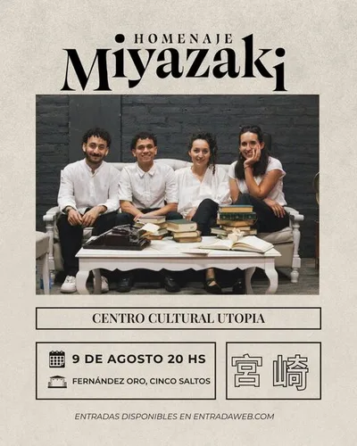 HOMENAJE MIYAZAKI EN CONCIERTO Cinco Saltos | Río Negro
