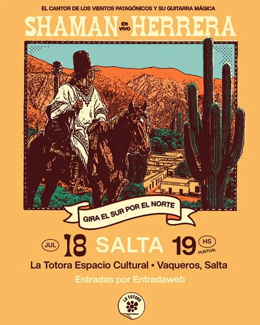 SHAMAN HERRERA presenta GIRA EL SUR POR EL NORTE CICLO ALREDEDOR DEL FUEGO