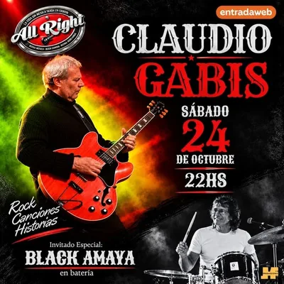 CLAUDIO GABIS ROCK, CANCIONES, HISTORIAS