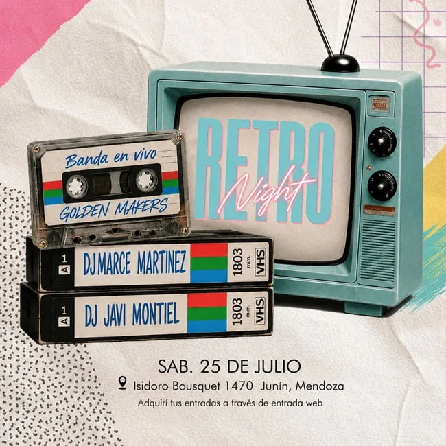 RETRO NIGHT IS BACK HOME