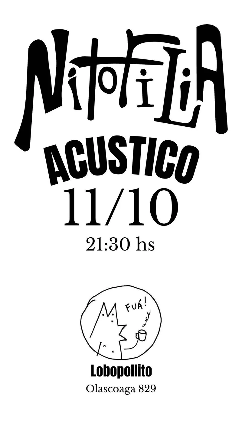 Nitofilia vuelve con un acústico