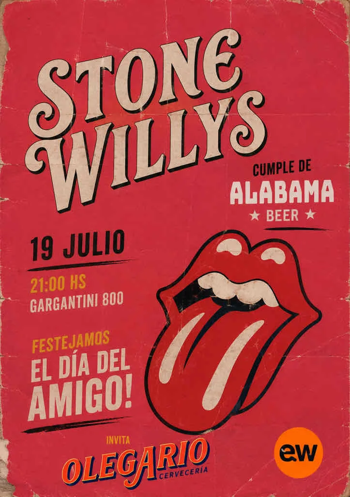 STONE WILLYS EN VIVO CUMPLE DE ALABAMA + DIA DEL AMIGO